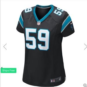 BNWT CAROLINA PANTHERS STITCHED KEUCHLY JERSEY